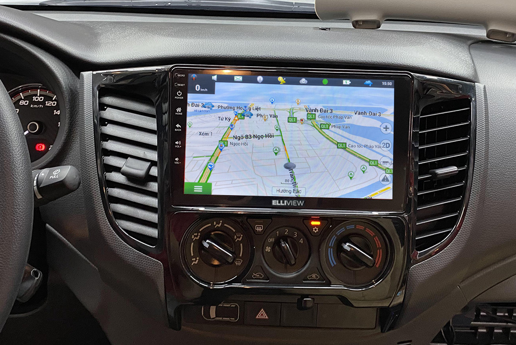 Bản đồ chỉ đường thông minh: Vietmap, Navitel, Googlemap trên Elliview S4 Deluxe Mitsubishi Triton 2020 - nay