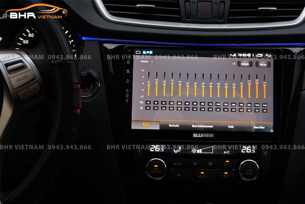 Trải nghiệm âm thanh DSP 32EQ kênh trên màn hình Elliview S4 Premium Nissan Xtrail 2017 - nay