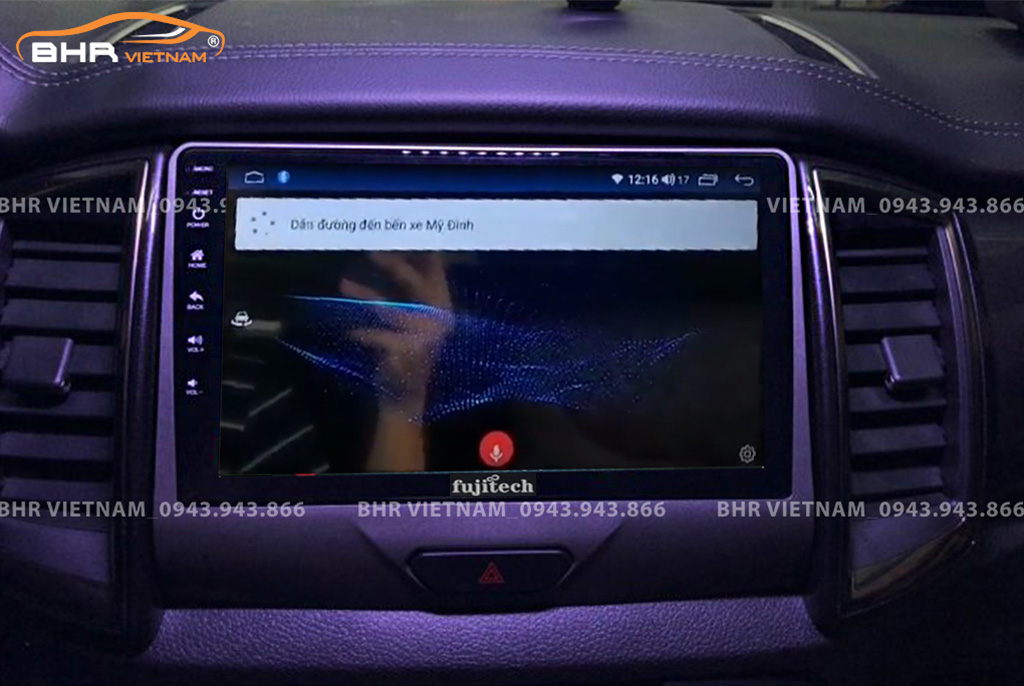Điều khiển bằng giọng nói Màn hình Android Fujitech 360 Ford Everest 2016 - nay