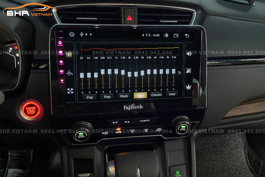 Trải nghiệm âm thanh sống động trên màn hình DVD Android Fujitech 360 Honda CRV 2018 - nay