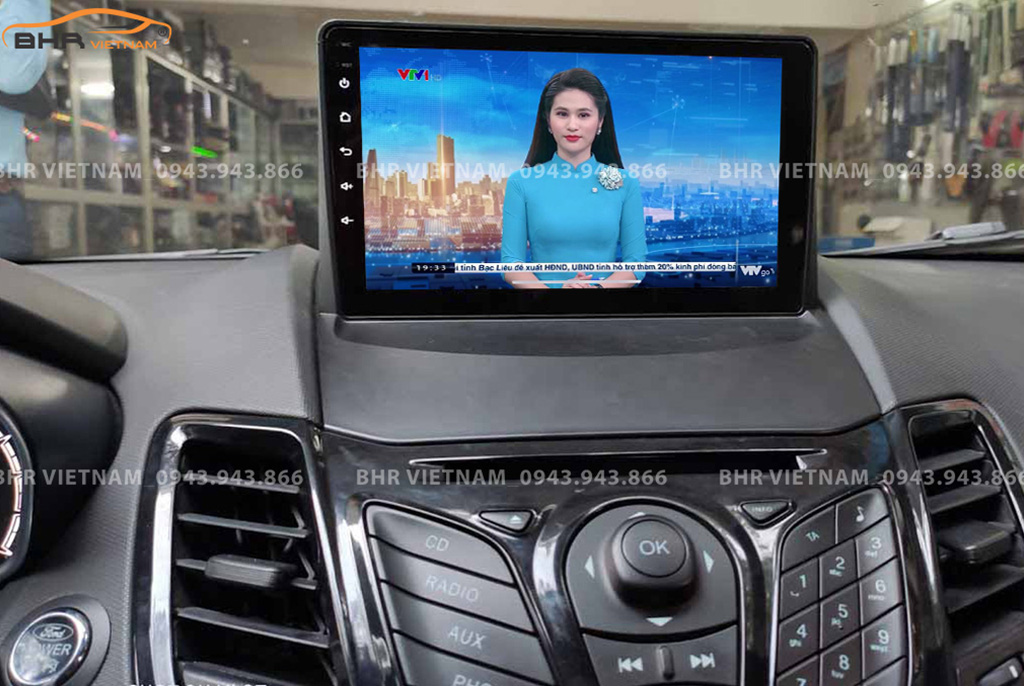 Điều khiển bằng giọng nói màn hình DVD Vitech Ford Fiesta 2010 - nay