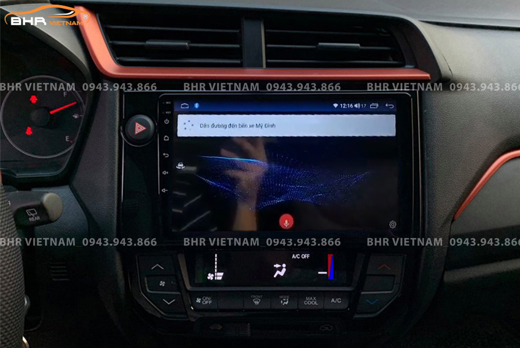 Điều khiển bằng giọng nói Màn hình Android Vitech Honda Brio 2019 - nay