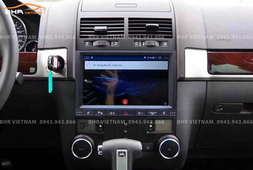 Điều khiển bằng giọng nói Màn hình Android Vitech Volkswagen Touareg 2002 - 2010
