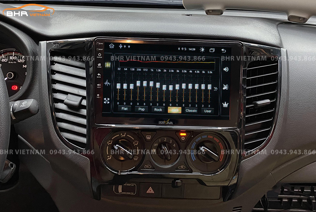 Trải nghiệm âm thanh DSP kênh trên màn hình Kovar Plus 360 Mitsubishi Triton 2020 - nay