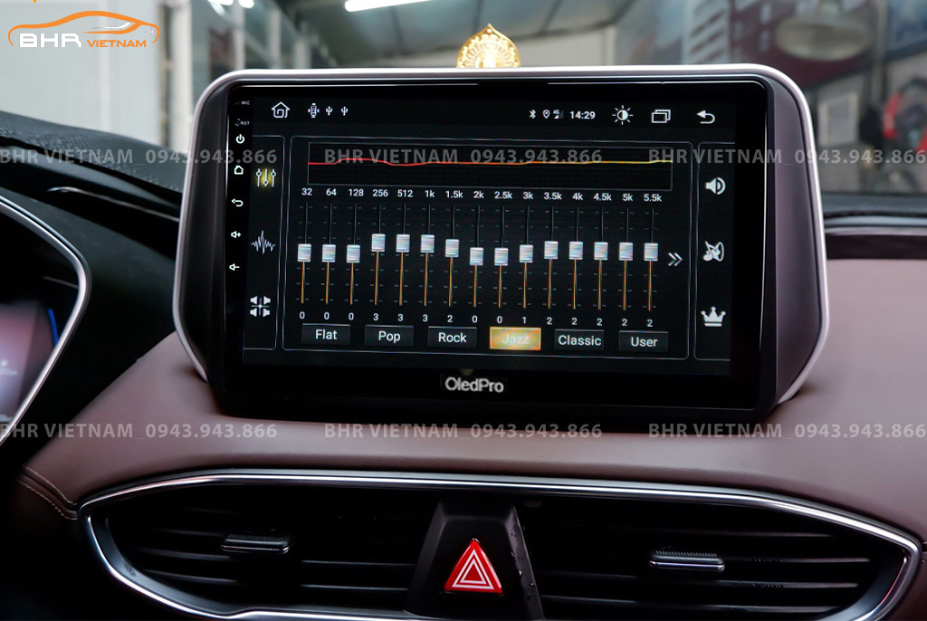 Trải nghiệm âm thanh sống động trên màn hình DVD Android Oled Pro X8S Hyundai Santafe 2019 - 2020