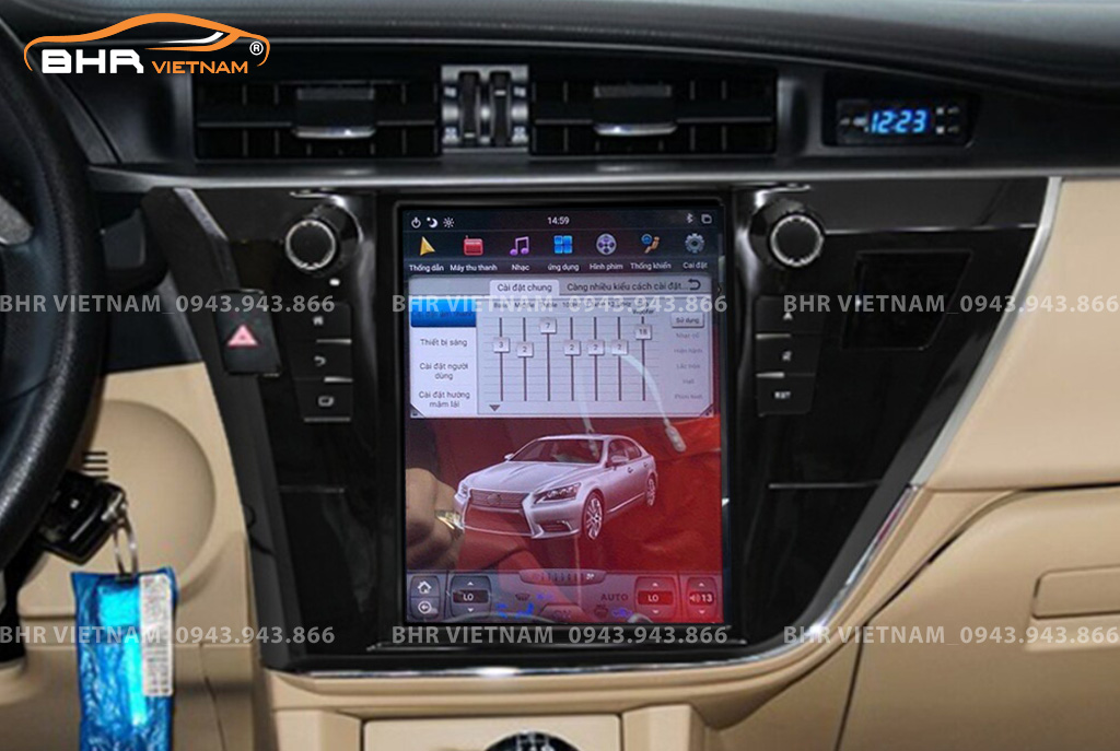 Trải nghiệm âm thanh sống động trên màn hình DVD Android Tesla Toyota Altis 2014 - 2017