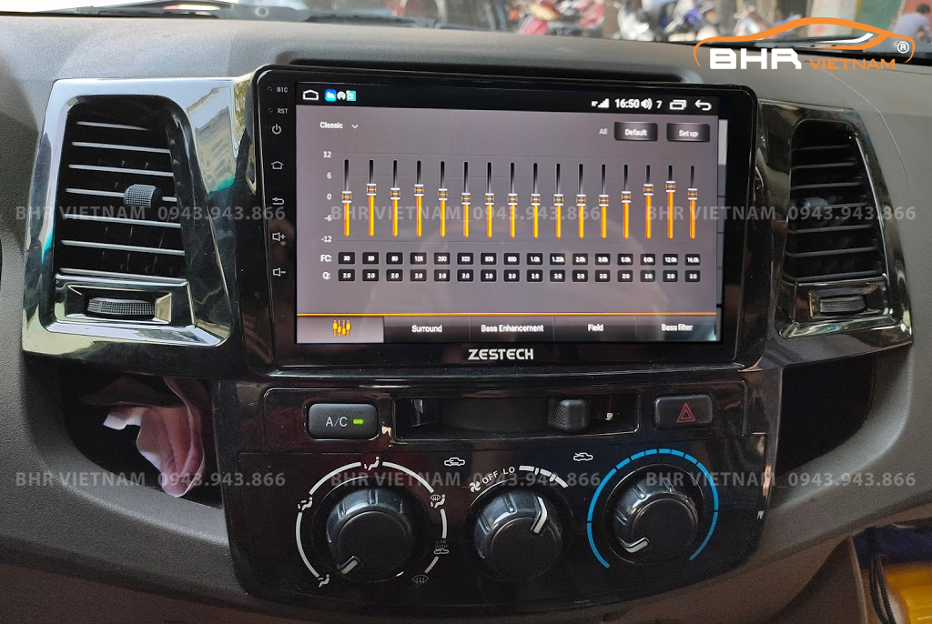 Trải nghiệm âm thanh DSP 8 kênh trên màn hình Zestech Z500 Toyota Hilux 2005 - 2015