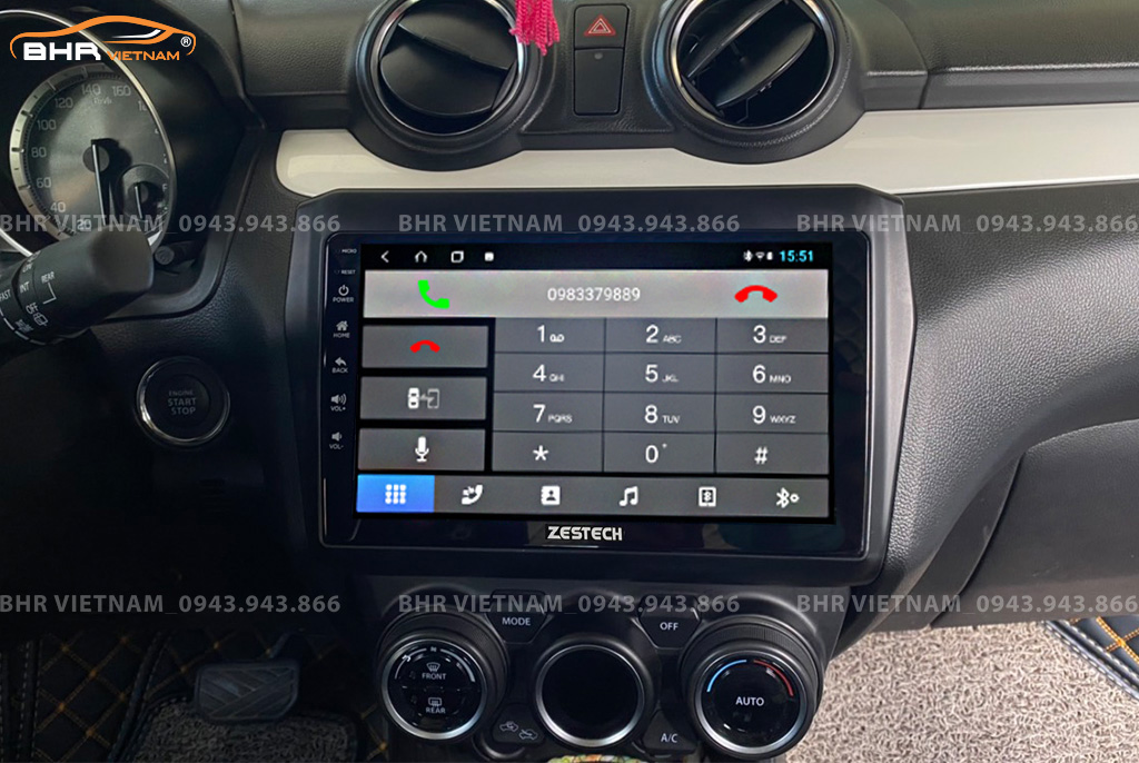 Kết nối điện thoại trên màn hình Zestech Z800 Pro Suzuki Swift 2019 - nay