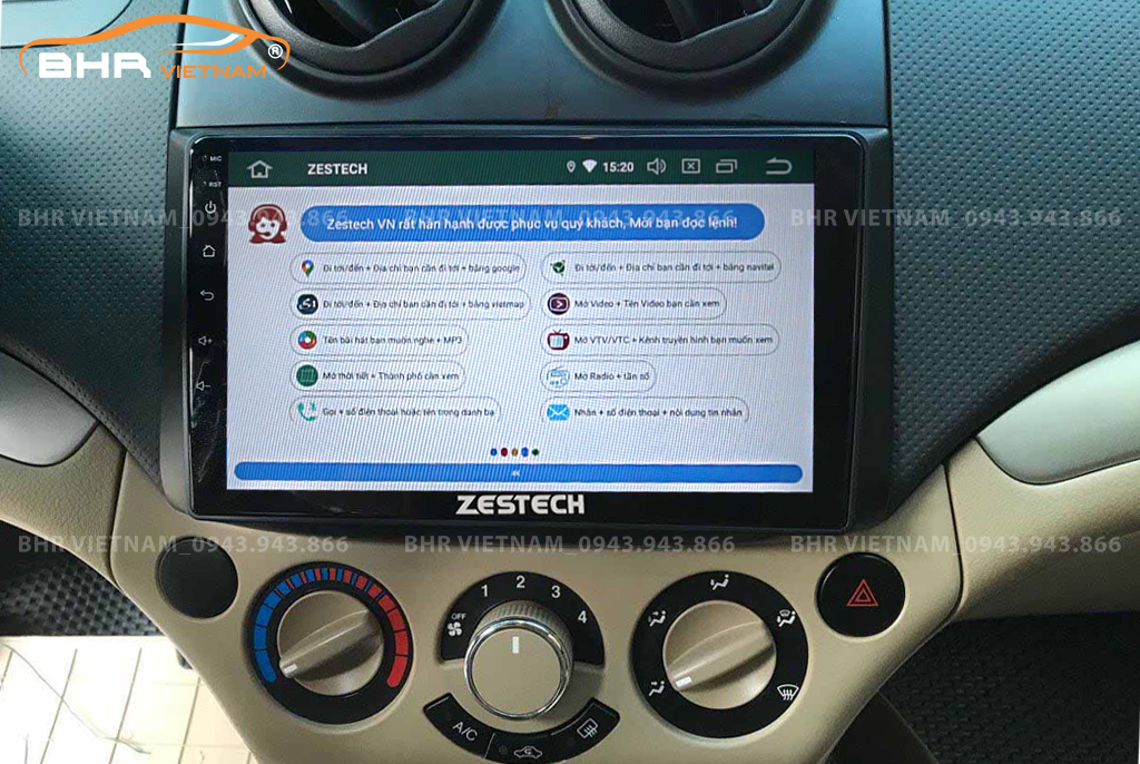 Điều khiển bằng giọng nói thông minh màn hình Zestech Z800 New Chevrolet Aveo 2012 - 2020 