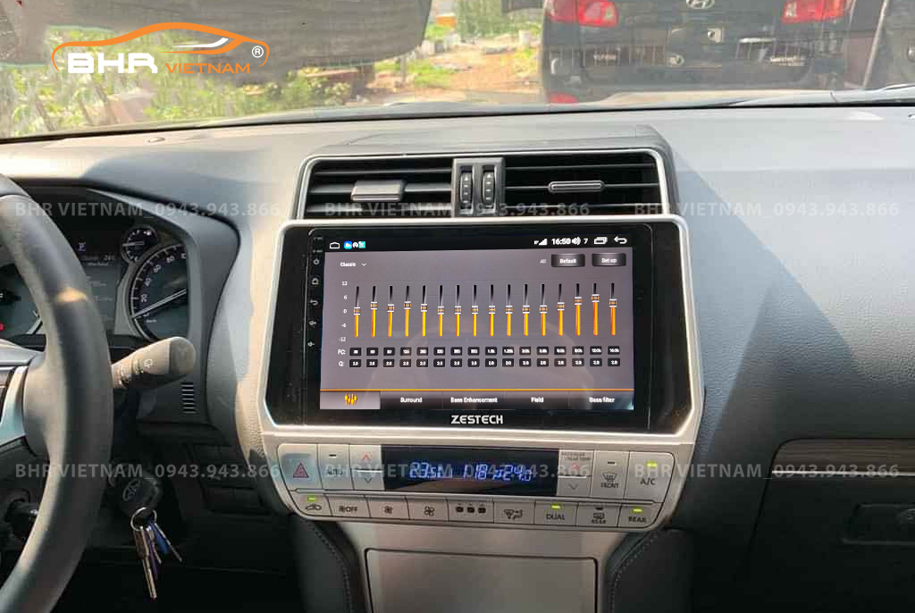 Trải nghiệm âm thanh DSP 16 kênh trên màn hình Zestech Z800 Pro+ Toyota Prado 2017 - nay