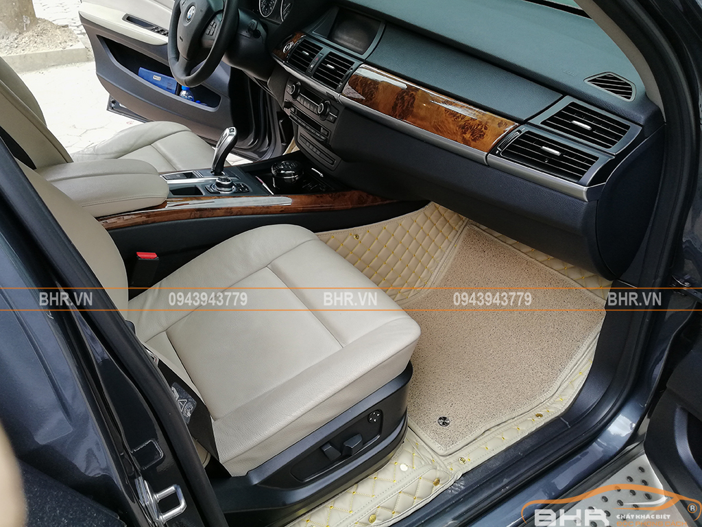 Thảm lót sàn ô tô 5D 6D trên xe BMW X5