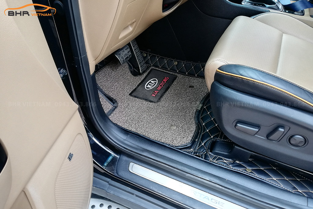 Thảm lót sàn ô tô 5D 6D cho xe Kia Sportage 2016 - nay
