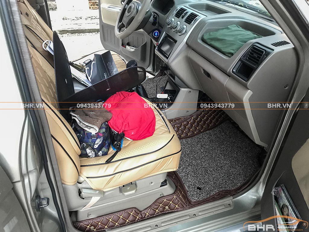 Thảm lót sàn ô tô 5D 6D Mitsubishi Jolie giá gốc tận xưởng bảo hành trọn