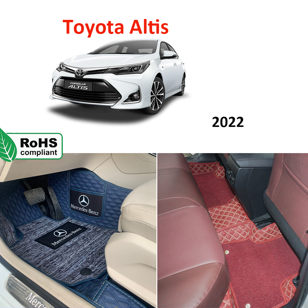 Thảm lót sàn ô tô 5D 6D cho xe Toyota Altis 2022