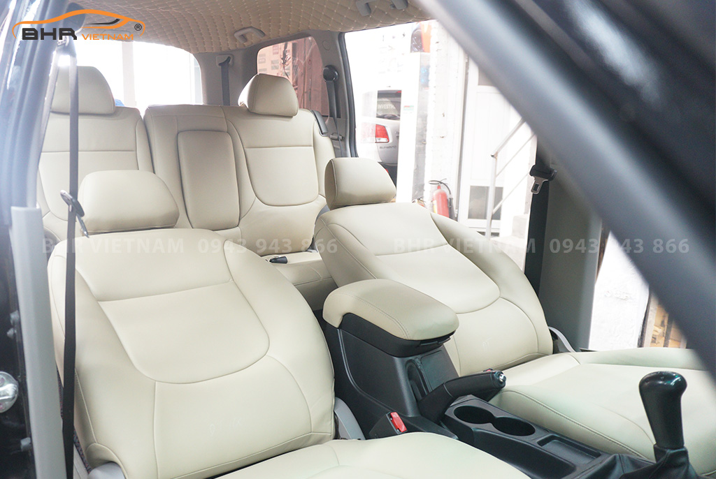 Bọc ghế da Nappa cho xe Mitsubishi Pajero Sport 