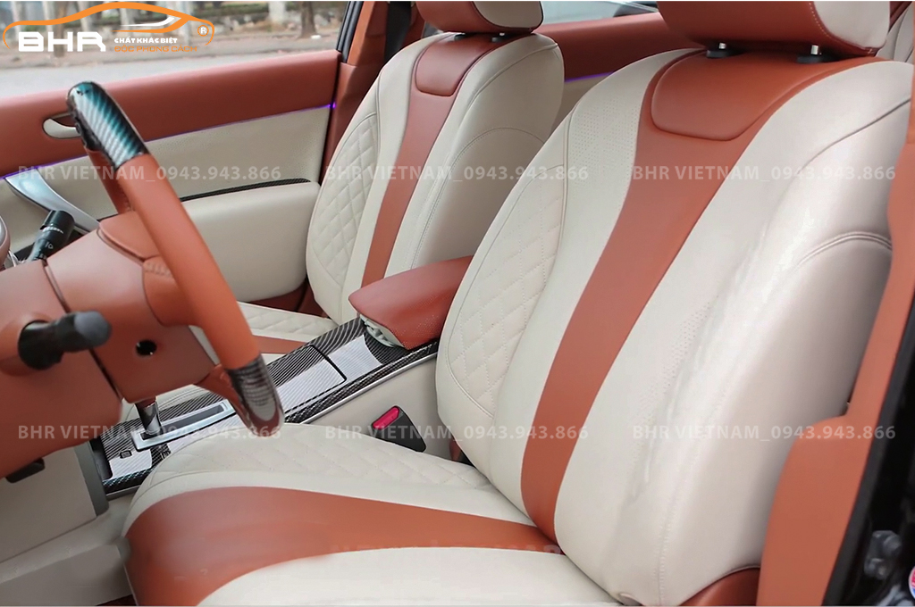 Bọc ghế da Nappa cho xe Nissan Teana làm mới không gian nội thất ô tô