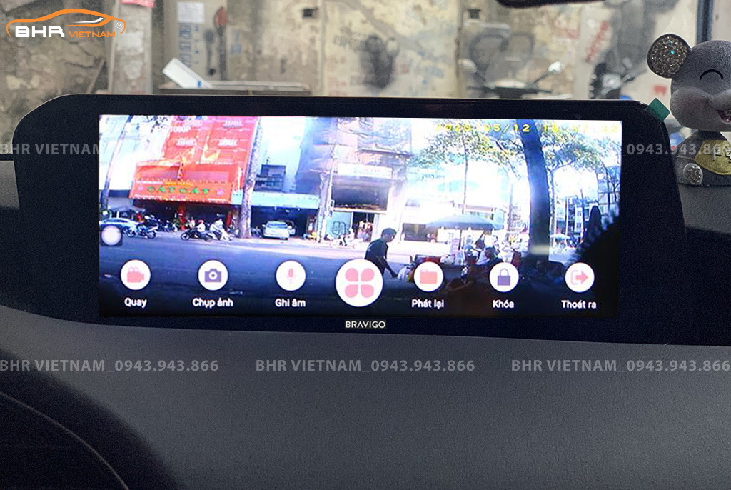 Màn hình DVD Android Bravigo Mazda 3 2020 - nay tích hợp camera hành trình