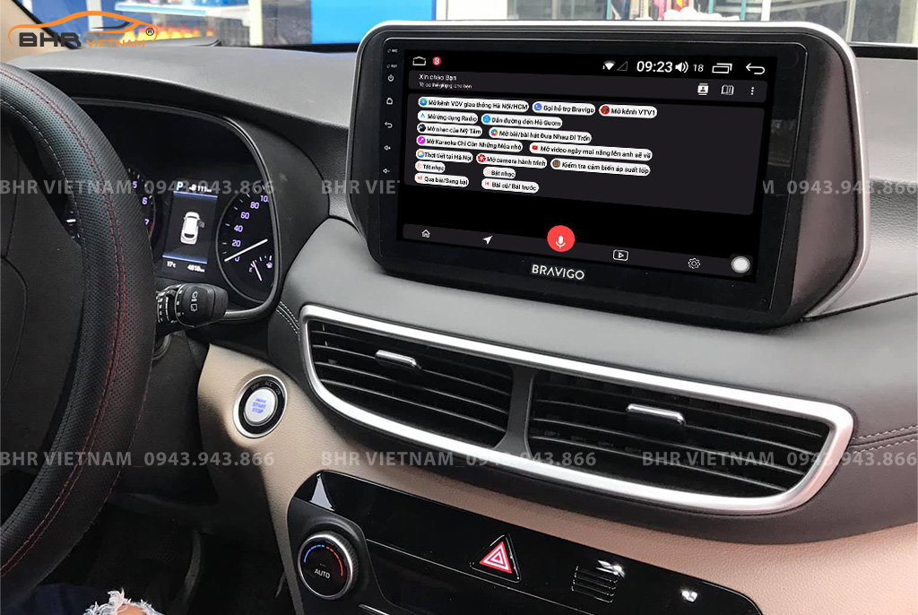 Điều khiển bằng giọng nói thông minh DVD Android Bravigo Ultimate Hyundai Tucson 2019 - nay