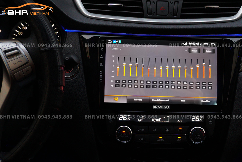 Trải nghiệm âm thanh sống động trên màn hình DVD Android Bravigo Ultimate Nissan Xtrail 2017 - nay