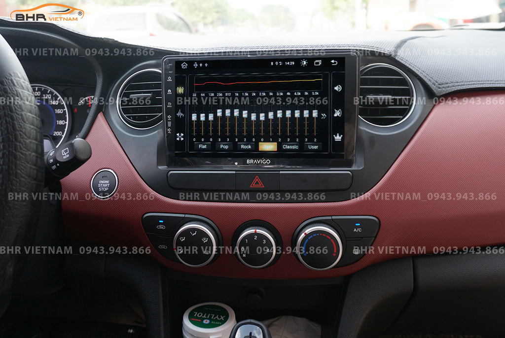 Trải nghiệm âm thanh sống động trên màn hình DVD Android Bravigo Ultimate Hyundai i10 2014 - 2020