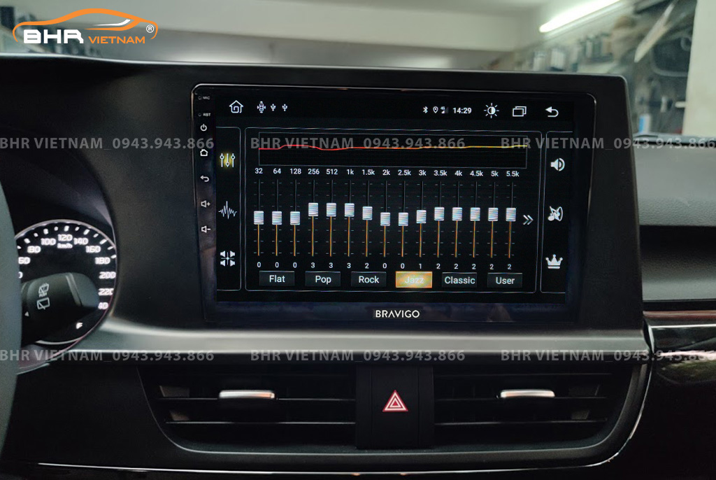 Trải nghiệm âm thanh sống động trên màn hình DVD Android Bravigo Ultimate Kia Seltos 2020 - nay