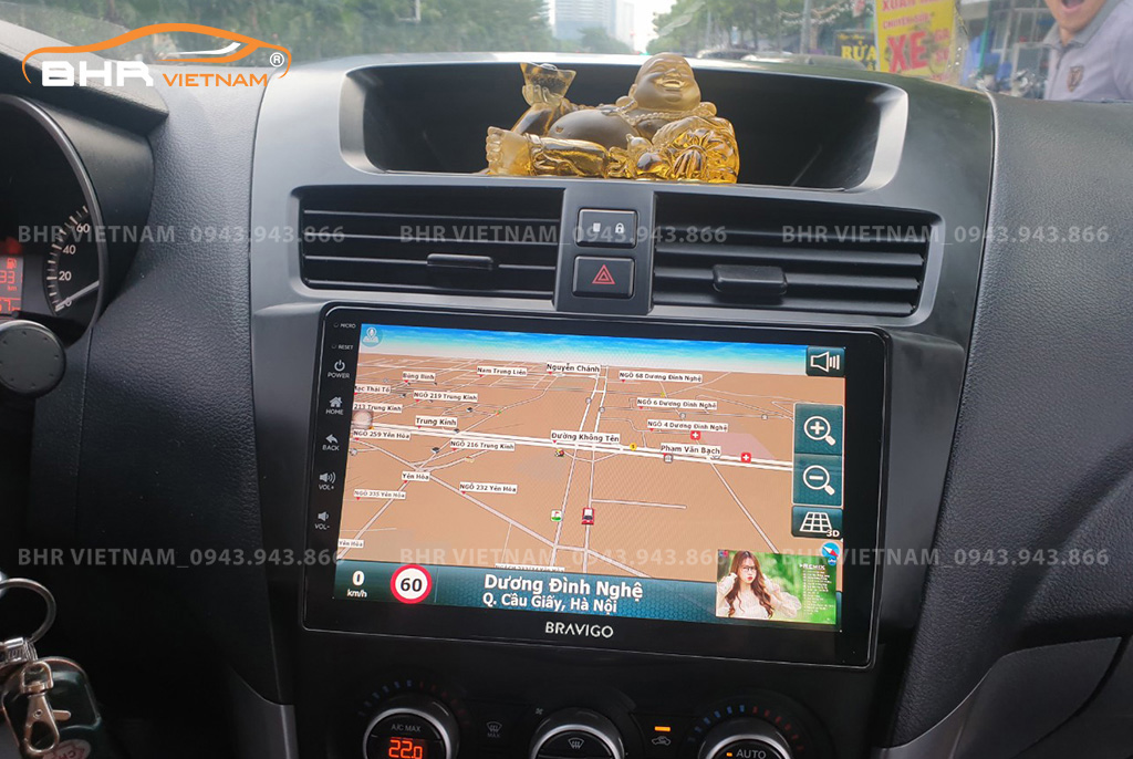 Bản đồ chỉ đường Vietmap, Navitel, Googlemap trên màn hình DVD Android Bravigo Ultimate Mazda BT50 2013 - nay