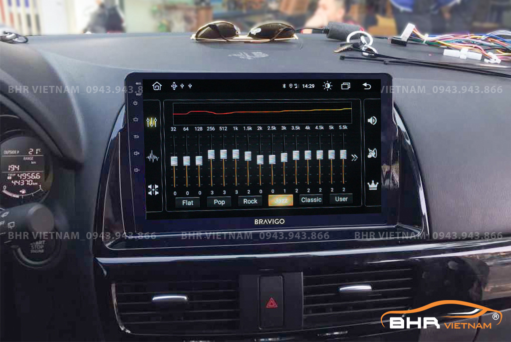 Trải nghiệm âm thanh sống động trên màn hình DVD Android Bravigo Ultimate Mazda CX5 2013 - 2016