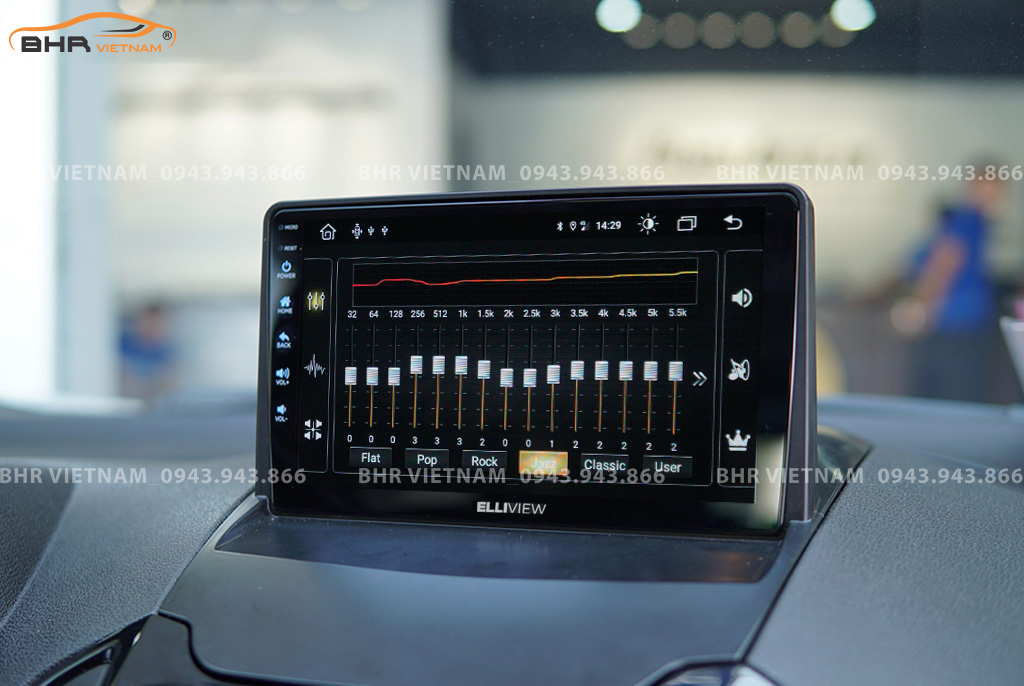 Trải nghiệm âm thanh DSP 32EQ kênh trên màn hình Elliview S4 Basic Ford Ecosport 2013 - nay