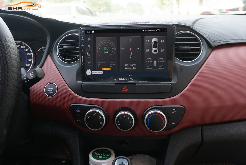 Điều khiển bằng giọng nói thông minh màn hình Elliview S4 Basic Hyundai i10 2014 - 2020