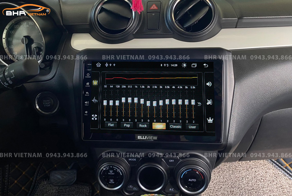 Trải nghiệm âm thanh DSP 32EQ kênh trên màn hình Elliview S4 Deluxe Suzuki Swift 2019 - nay