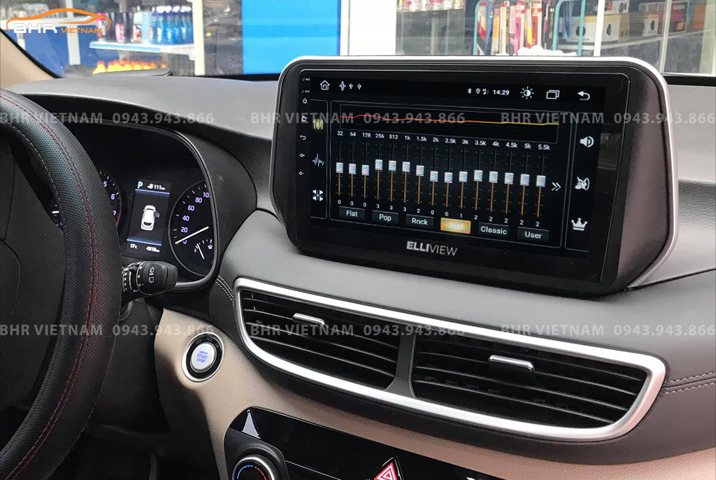 Trải nghiệm âm thanh DSP 32EQ kênh trên màn hình Elliview S4 Luxury Hyundai Tucson 2019 - nay