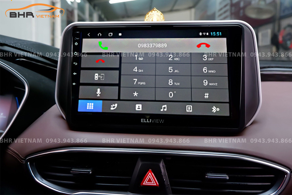 Kết nối điện thoại trên màn hình Elliview S4 Luxury Hyundai Tucson 2019 - nay