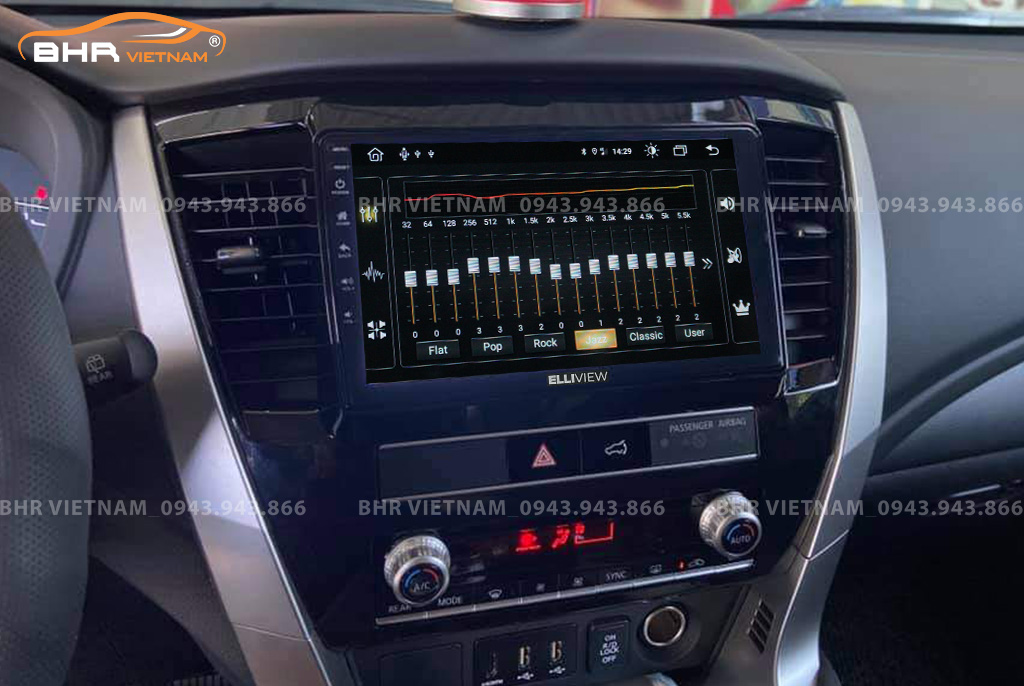 Trải nghiệm âm thanh DSP 32EQ kênh trên màn hình Elliview S4 Premium Mitsubishi Pajero Sport 2018 - nay