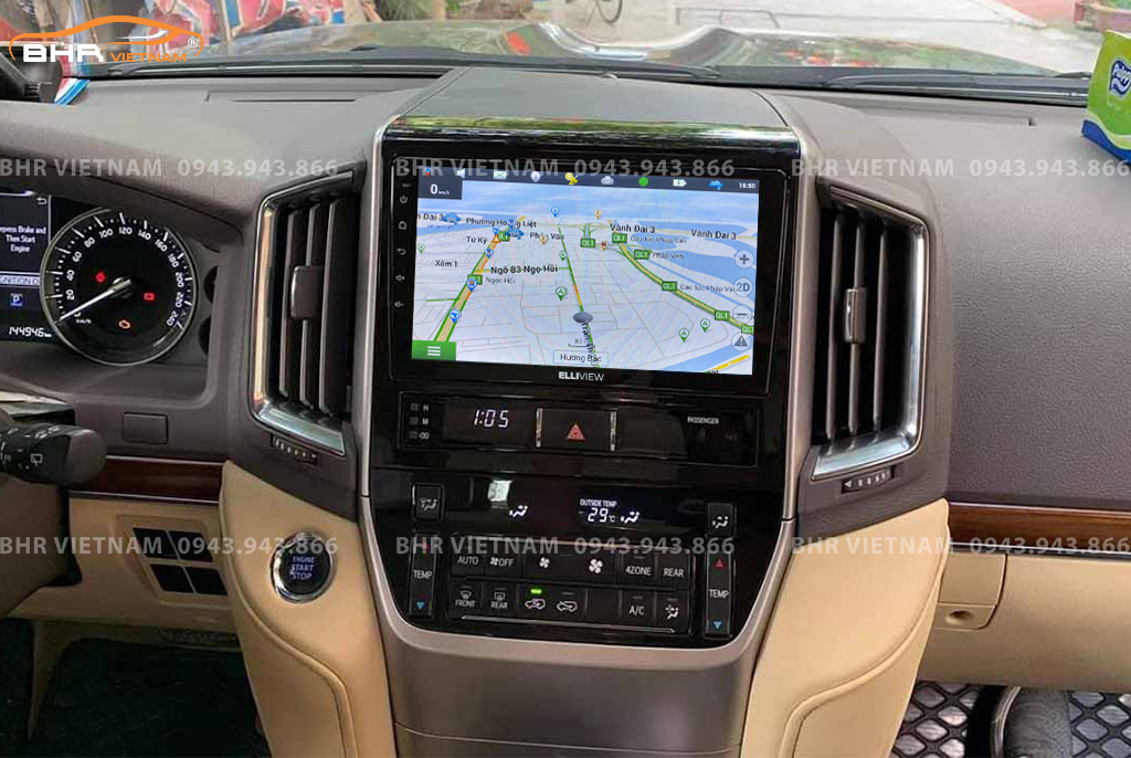 Bản đồ chỉ đường thông minh: Vietmap, Navitel, Googlemap trên Elliview S4 Premium Toyota Land Cruiser 2016 - 2020