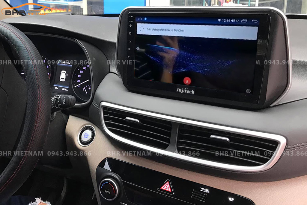 Điều khiển bằng giọng nói Màn hình Android Fujitech 360 Hyundai Tucson 2019 - nay