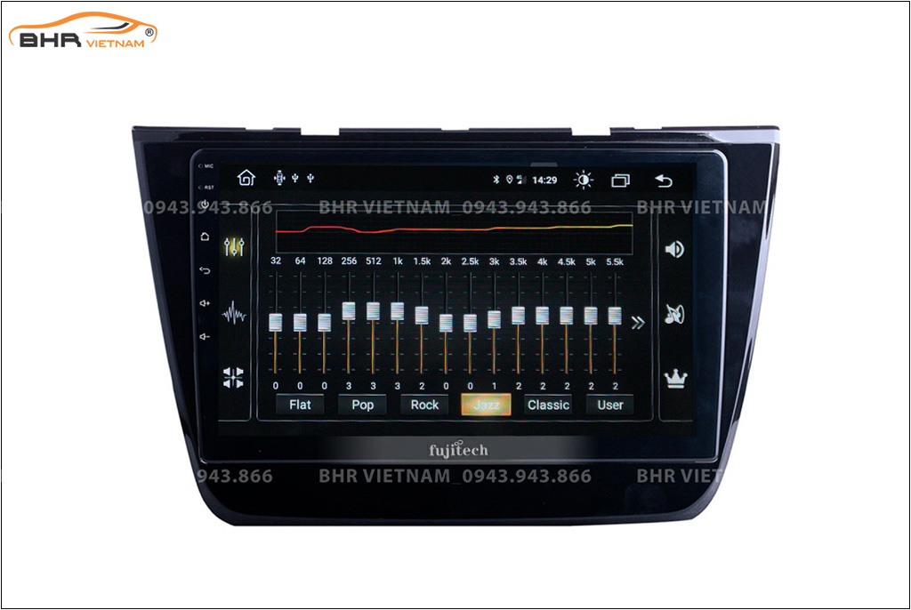 Trải nghiệm âm thanh sống động trên màn hình DVD Android Fujitech 360 MG ZS 2018 - nay