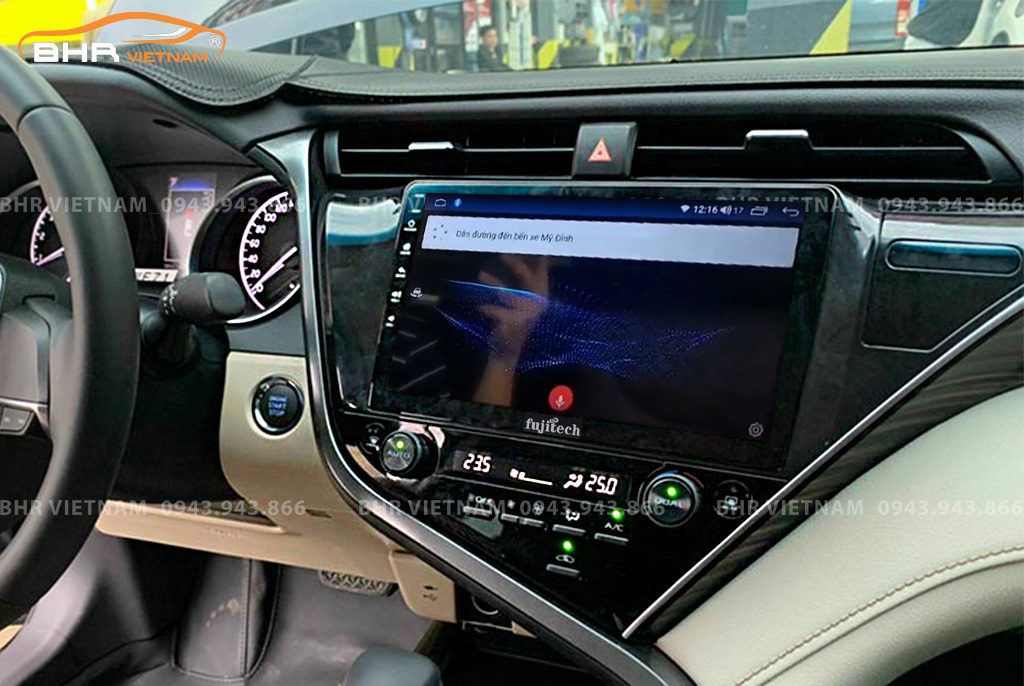 Điều khiển bằng giọng nói Màn hình Android Fujitech 360 Toyota Camry 2020 - nay
