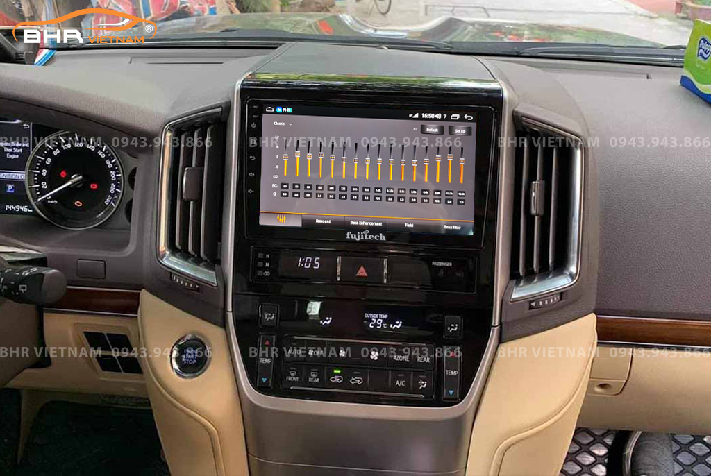 Trải nghiệm âm thanh sống động trên màn hình DVD Android Fujitech 360 Toyota Land Cruiser 2016 - 2020