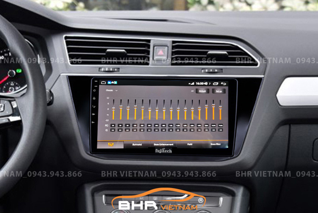 Trải nghiệm âm thanh sống động trên màn hình DVD Android Fujitech 360 Volkswagen Tiguan 2019 - nay