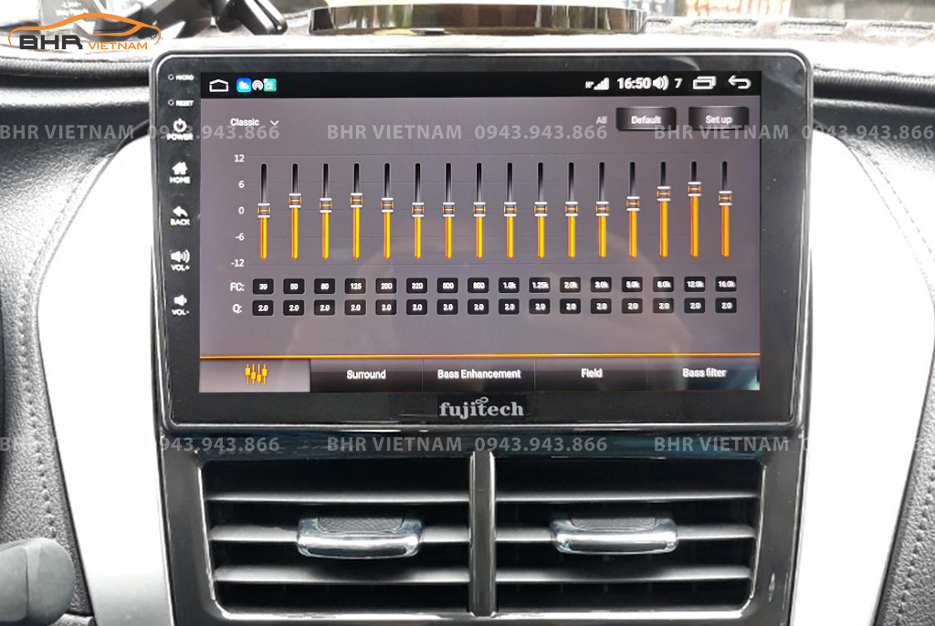 Trải nghiệm âm thanh sống động trên màn hình DVD Android Fujitech Toyota Vios 2014 - 2018