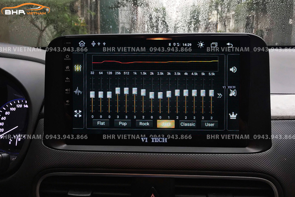 Trải nghiệm âm thanh sống động trên màn hình DVD Android Vitech Pro Hyundai Kona 2018 - nay