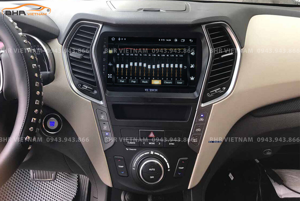 Trải nghiệm âm thanh sống động trên màn hình DVD Android Vitech Pro Hyundai Santafe 2012 - 2018