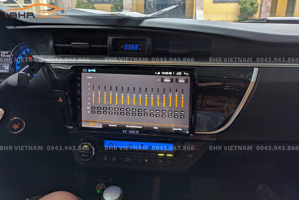 Trải nghiệm âm thanh sống động trên màn hình DVD Android Vitech Pro Toyota Altis 2014 - 2017