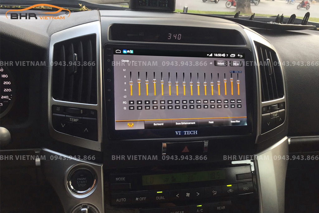 Trải nghiệm âm thanh sống động trên màn hình DVD Android Vitech Pro Toyota Land Cruiser 2008 - 2015