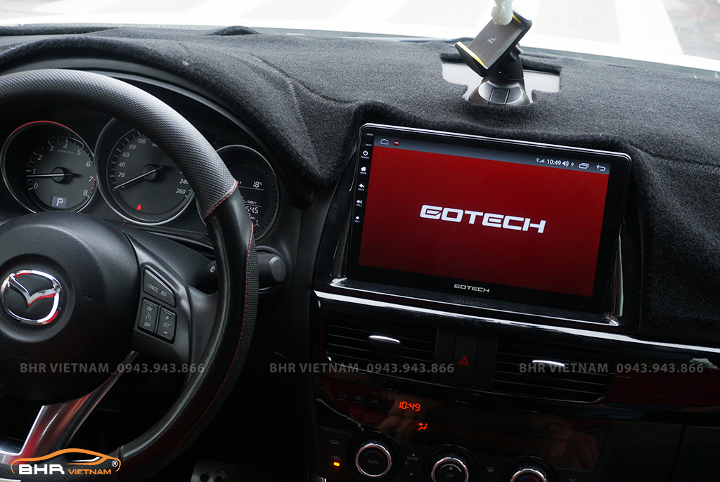 Màn hình Gotech GT6 lắp trên xe Mazda CX5