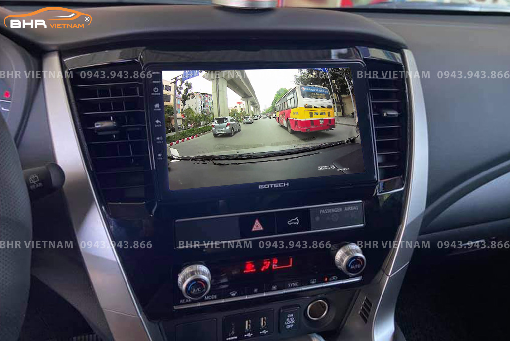 Màn hình DVD Gotech GT10 Pro  Mitsubishi Triton 2020 - nay tích hợp camera hành trình