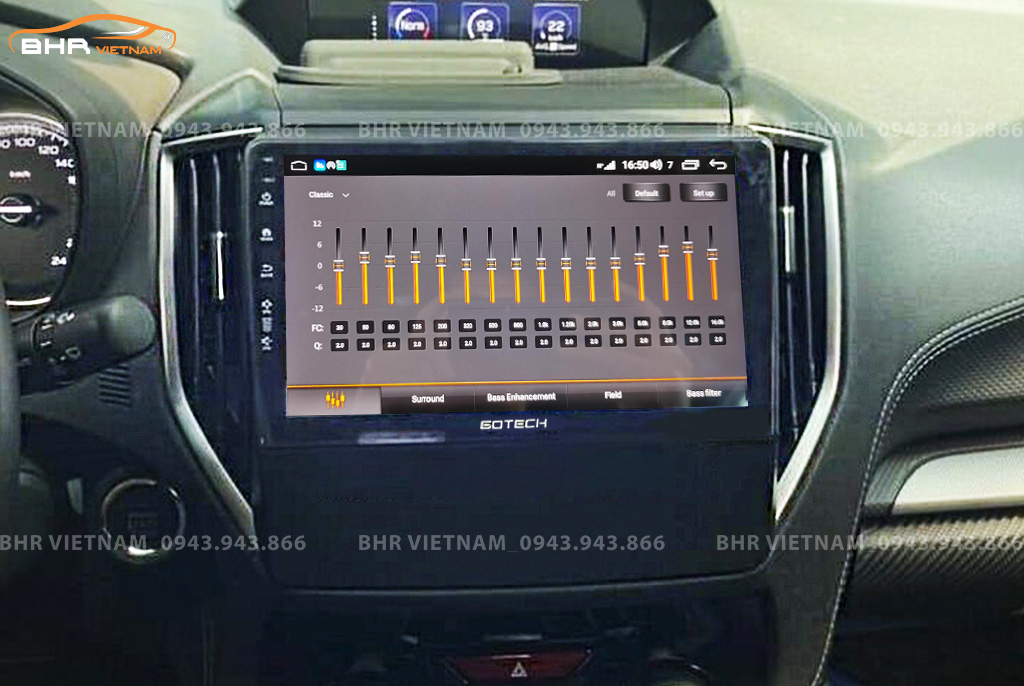 Trải nghiệm âm thanh DSP 32 kênh trên màn hình Gotech GT10 Pro Subaru Forester 2020 - nay