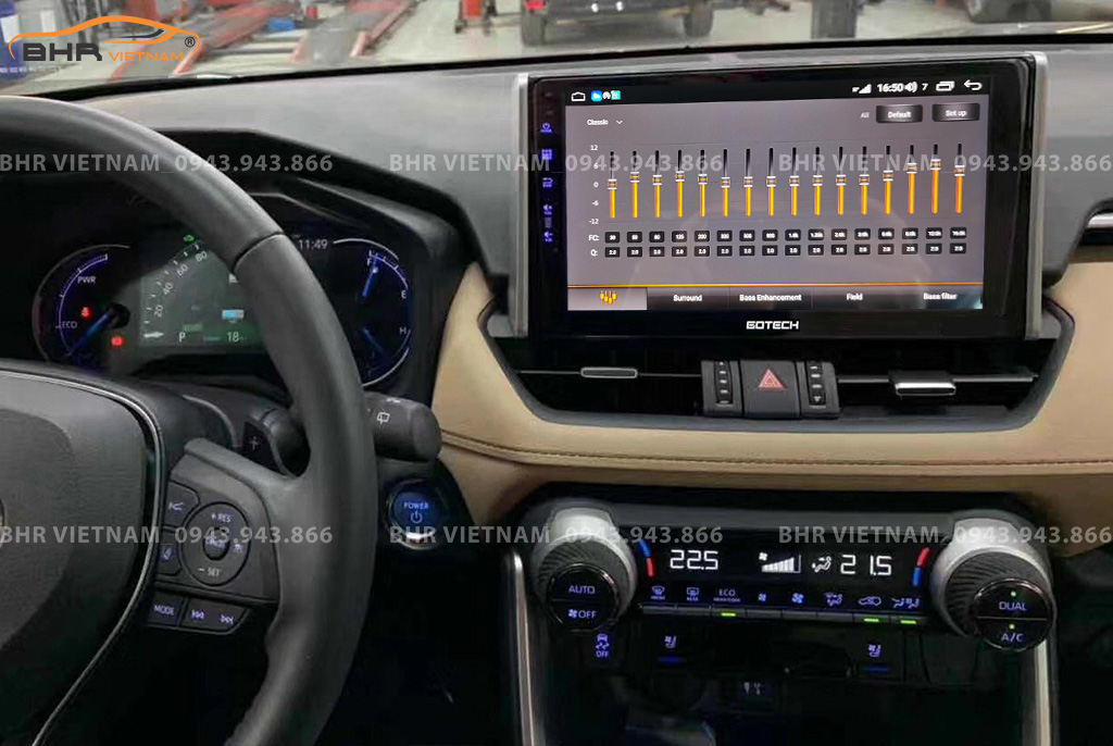 Trải nghiệm âm thanh DSP 32 kênh trên màn hình Gotech GT10 Pro Toyota Rav4 2019 - nay