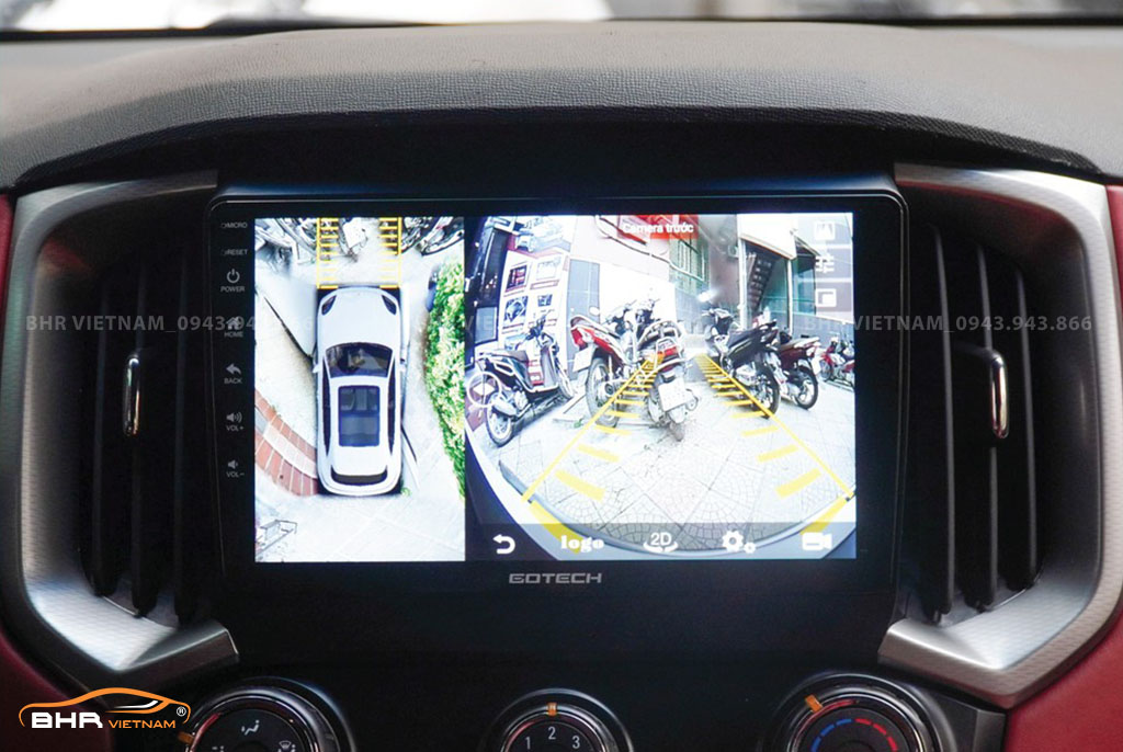 Màn hình ô tô liền camera 360 Gotech GT360