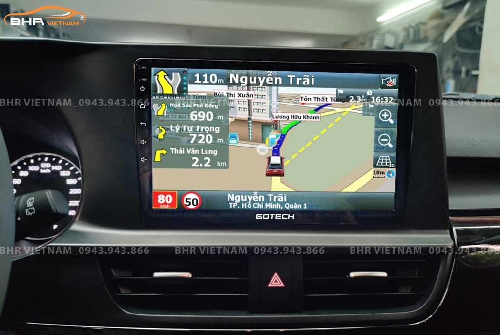 Màn hình Gotech GT360 Plus Kia Seltos 2020 - nay với bản đồ chỉ đường thông minh